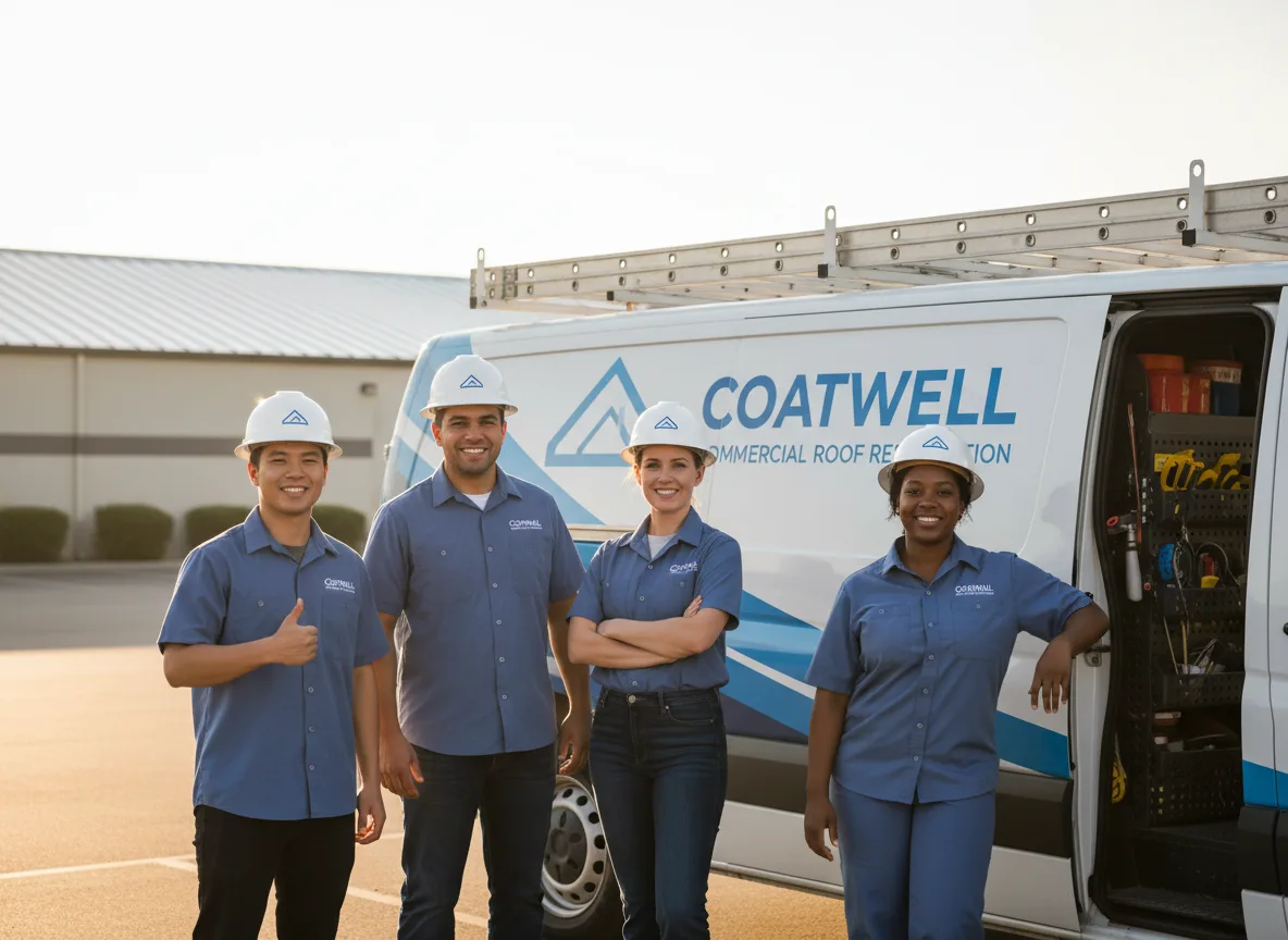 Commercial roof coating company in Varna, IL
